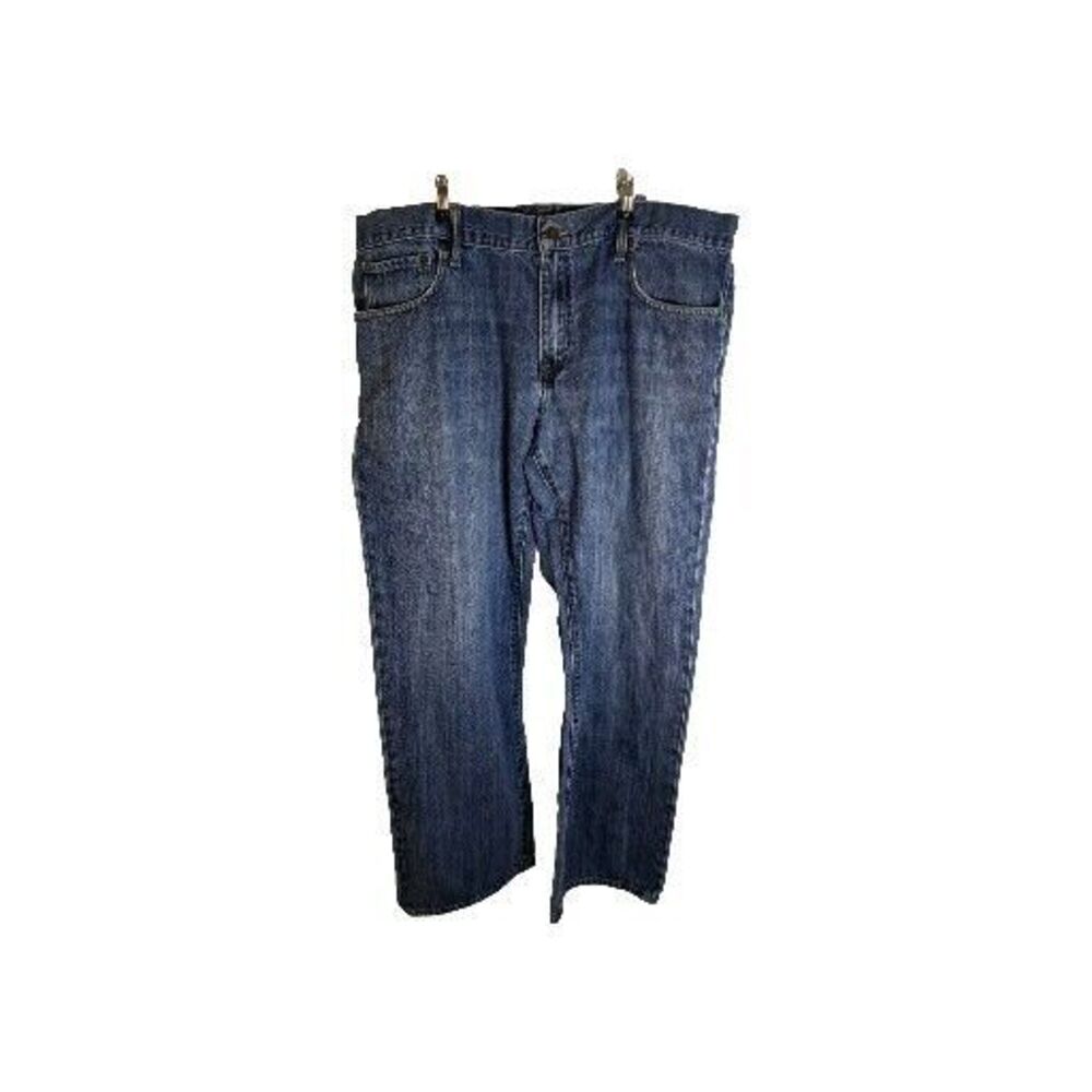 Old Navy Regular Straight Leg Jeans Men's 40x32 Blue Medium Wash Pocket Wear